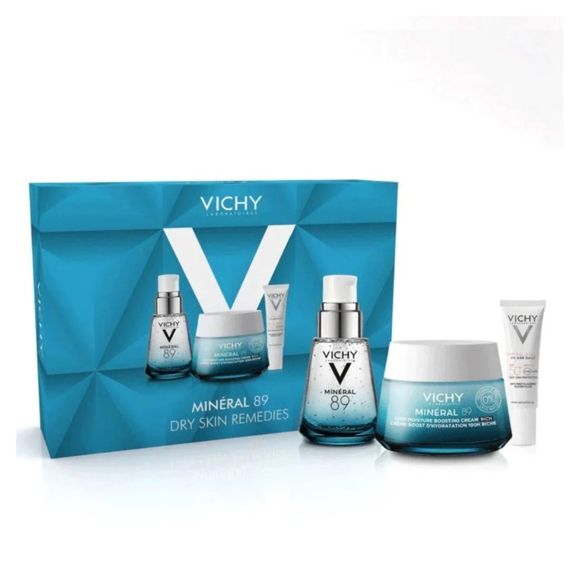 VICHY Mineral 89 Dry Skin Remedies Skincare Gift Set