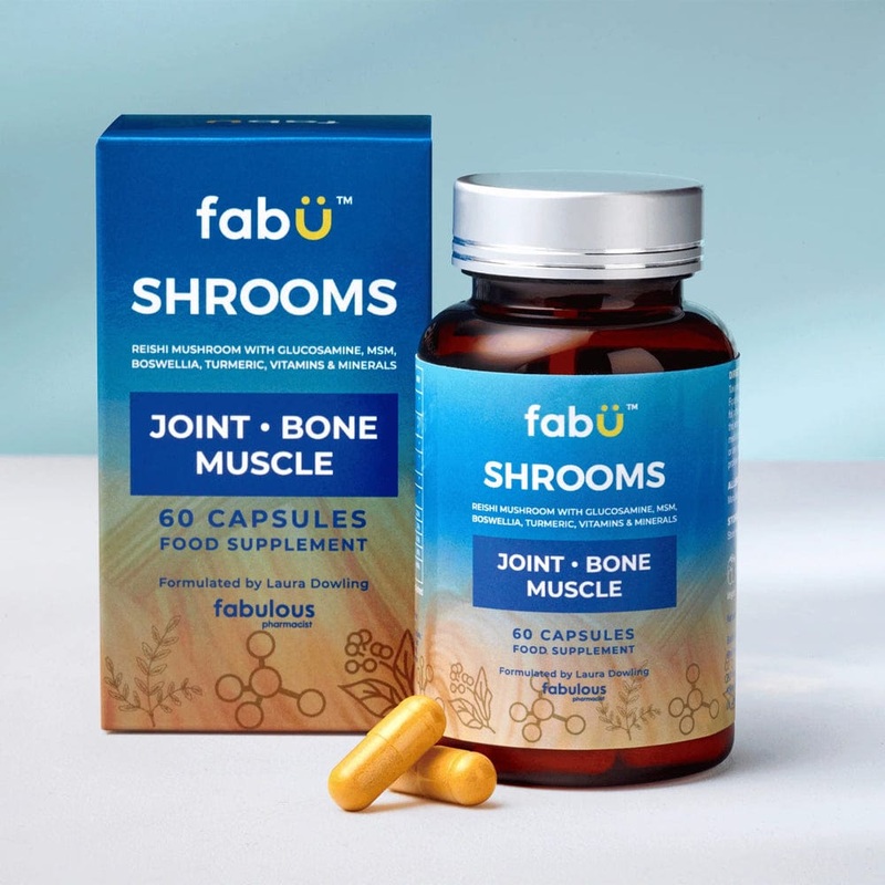 fab Shrooms Joint Bone Muscle Capsules 60 Capsules