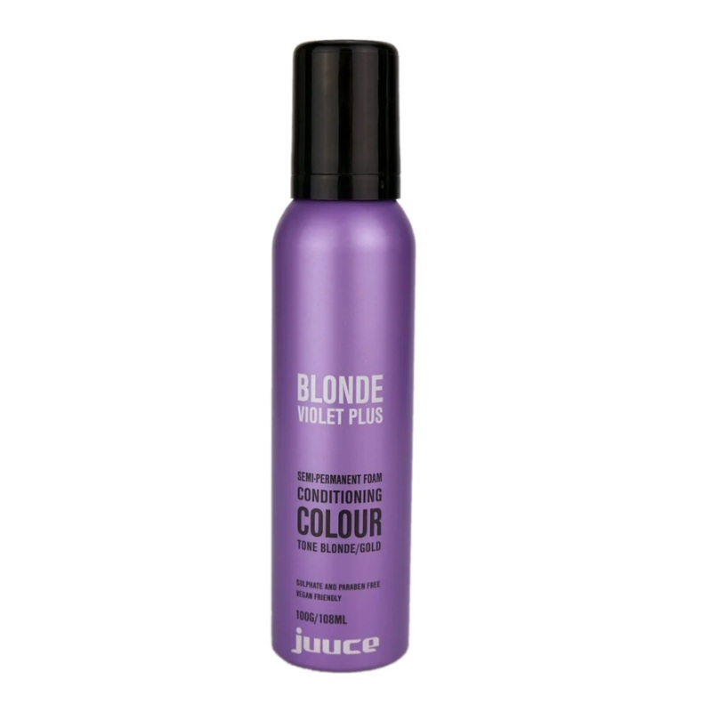 JUUCE BLONDE VIOLET SEMI-PERMANENT FOAM CONDITIONING COLOUR 100G