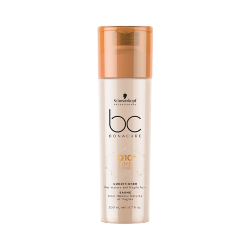 SCHWARZKOPF BONACURE Q10 TIME RESTORE CONDITIONER 200ML*CLEARANCE