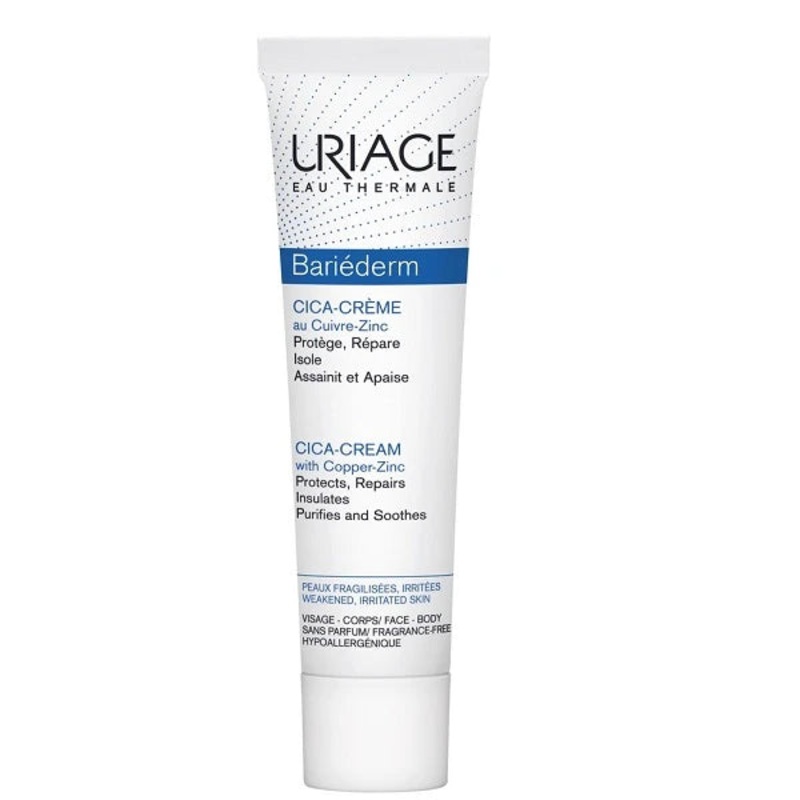 Uriage Bariederm CICA Cream-Repairing Cream with Cu-Zn