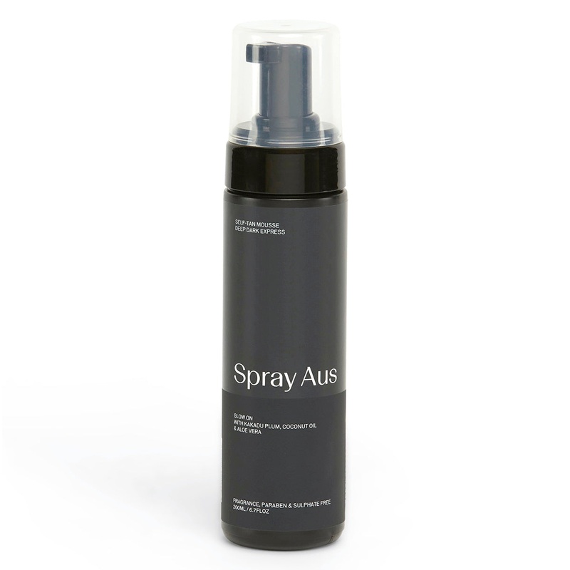 SPRAY AUS SELF TAN MOUSSE VOILET DAYS DEEP DARK 200ML