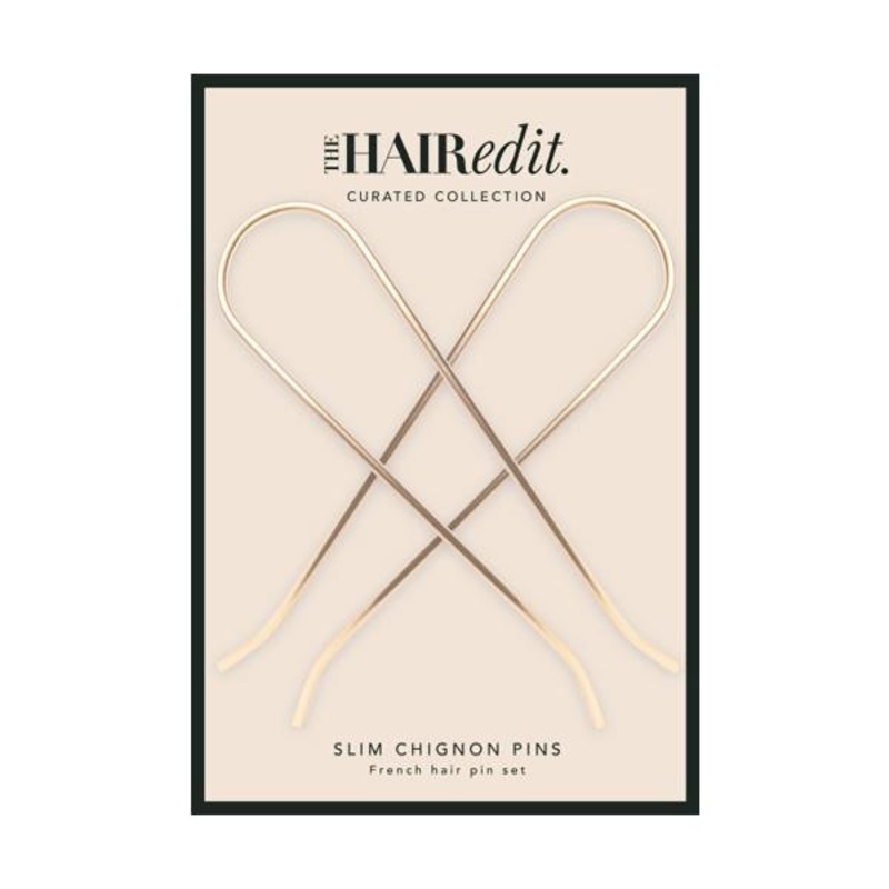 THE HAIR edit — Slim Chignon Pin Set 2pk