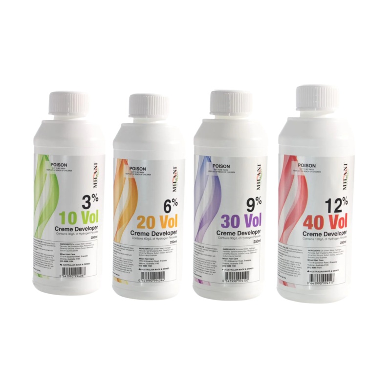 SIRRAY Creme Peroxide  |  Various Sizes And Colours