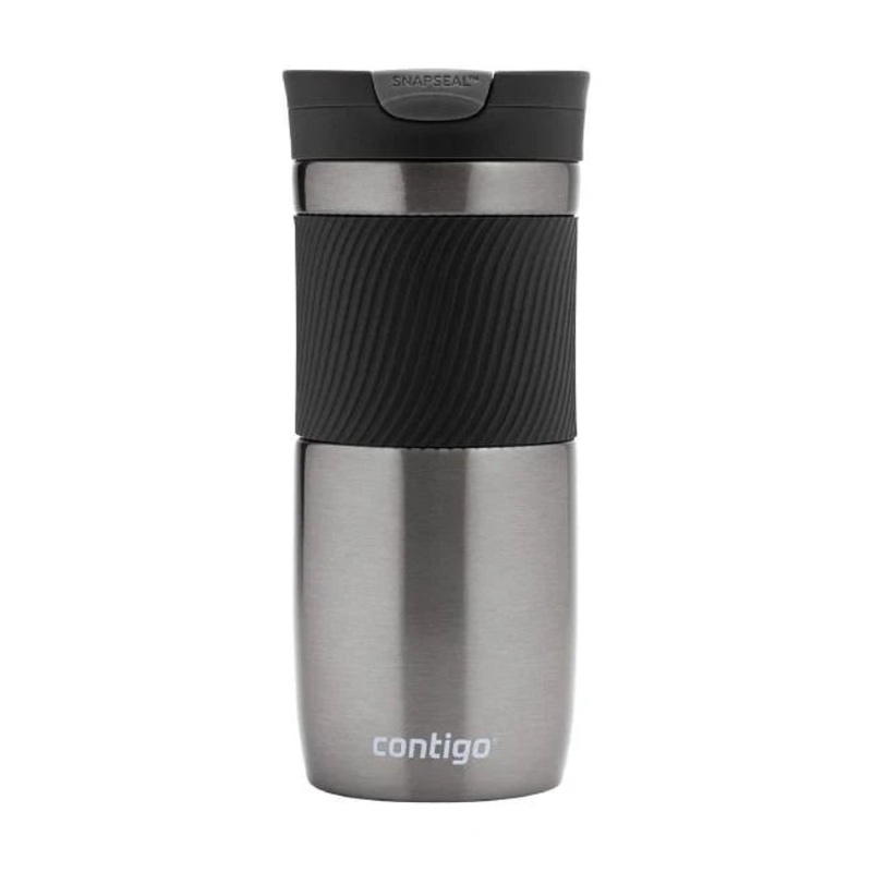 Contigo Snapseal Byron Vacuum Insulated Stainless Steel Travel Mug 470 ml, Gunmetal