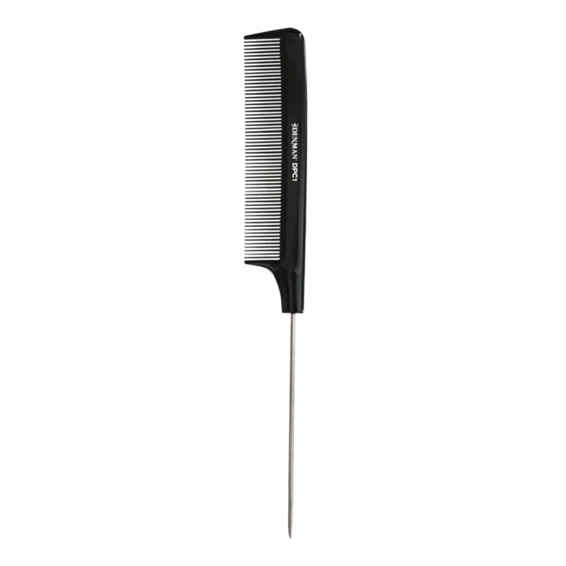 DENMAN DPC1 PRECISION BLACK PIN TAIL COMB 213MM