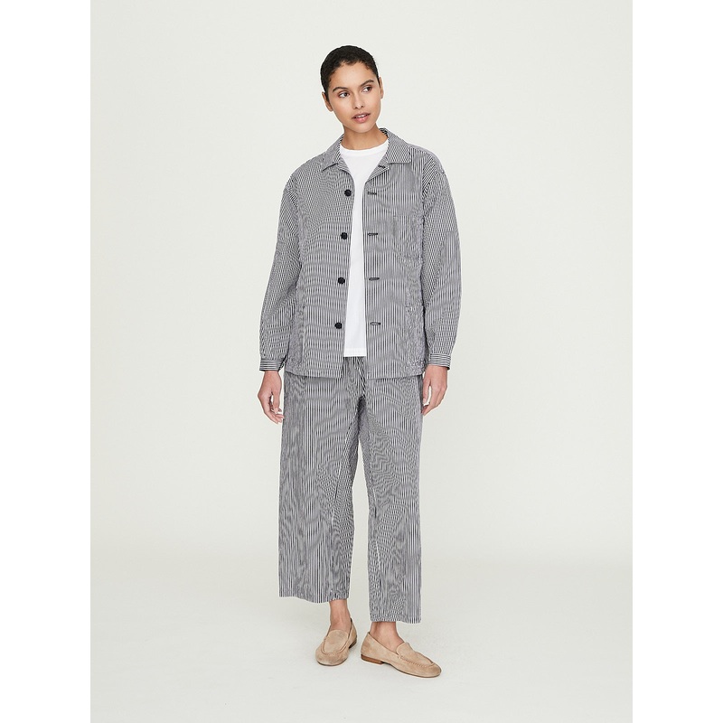 Ethnic Pants Long in Purplish Navy