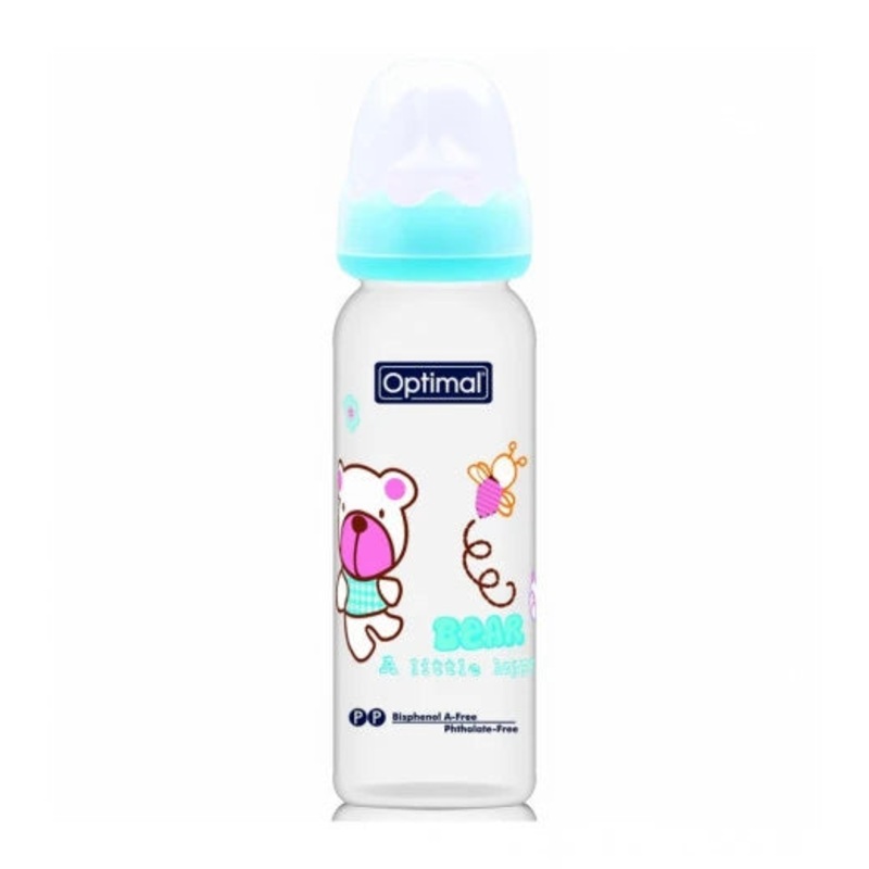 Optimal Slim Waistfeeding Bottle 240Ml Pink ‘White