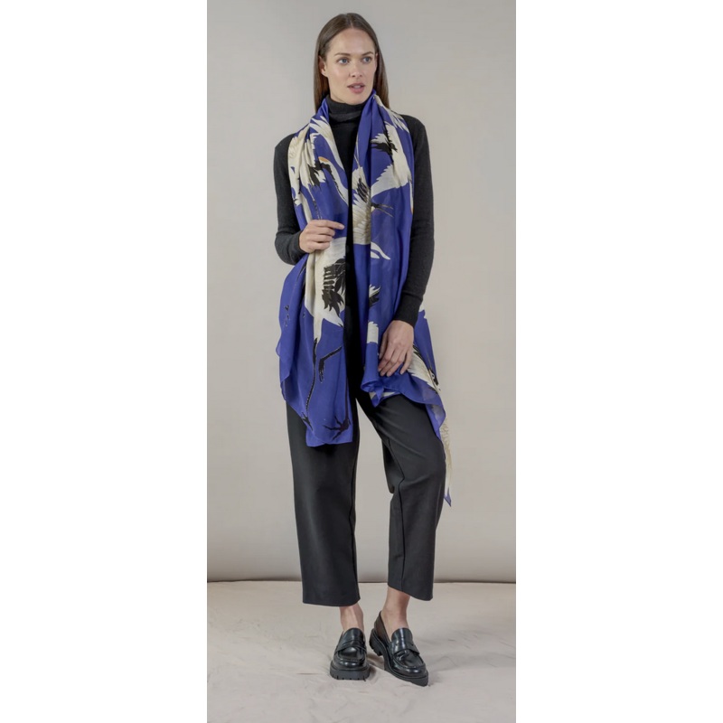 Stork Royal Blue Scarf
