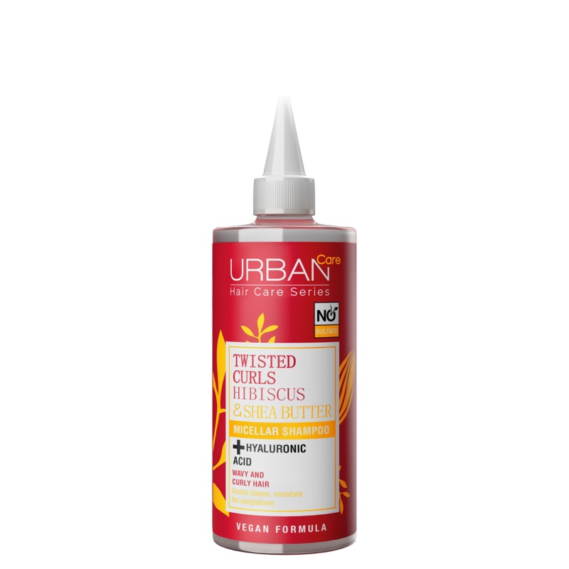 Urban Aare Twisted Curls Hibiscus & Shea Butter Micellar Shampoo