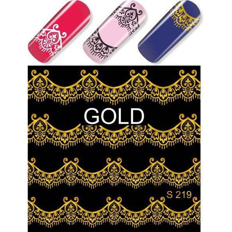 Henna Gold Water Transfer – 219G