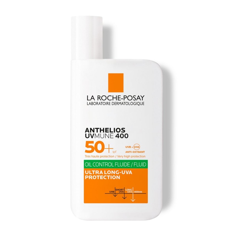 La Roche-Posay Anthelios UVMune 400 Oil Control Invisible Fluid SPF50+ for Oily, Blemish-Prone Skin 50ml