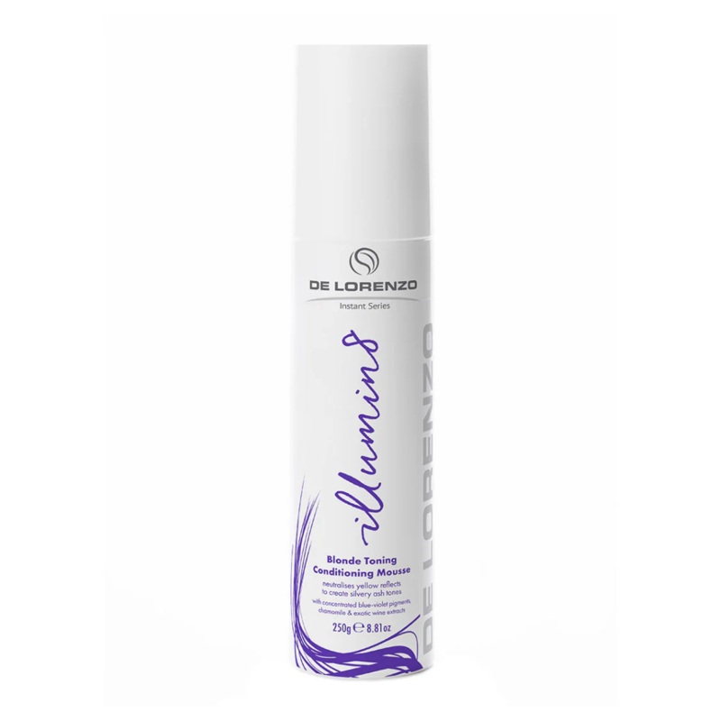DE LORENZO ILLUMIN8 BLONDE TONING CONDITIONING MOUSSE 250G