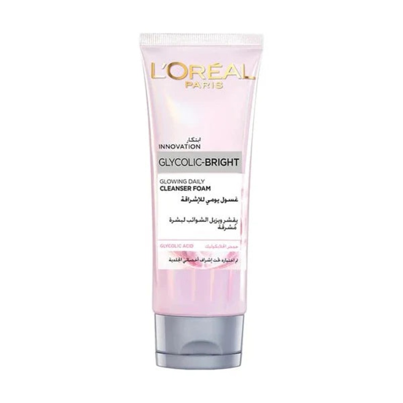 Loreal Glycolic Bright Glowing Daily Cleanser Foam 100ml