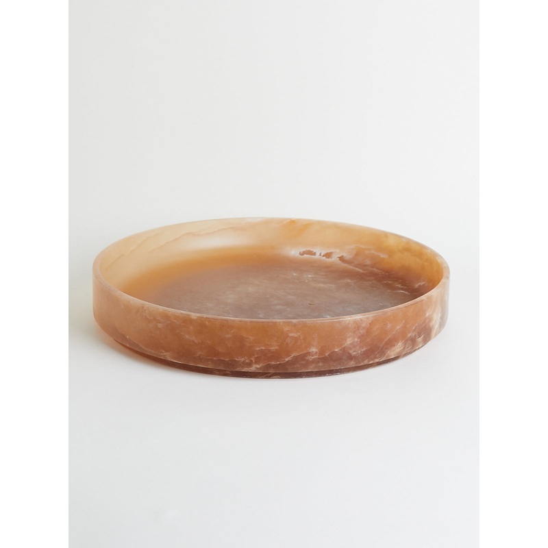 Serve Box in Tabac Alabster