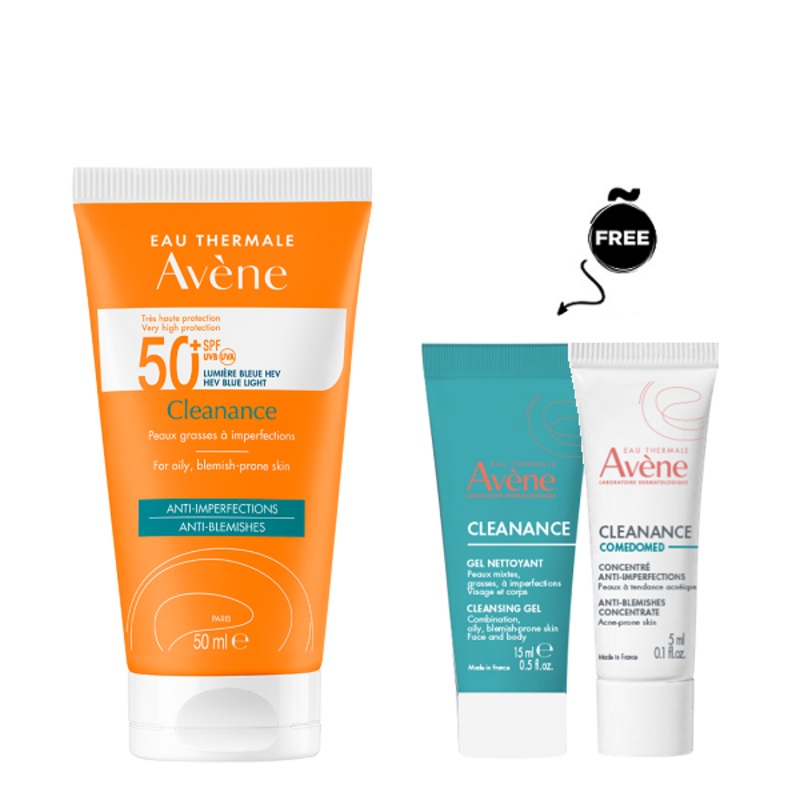 Avene – Cleanance Ultra Light Anti Blemishes SPF50+ Bundle
