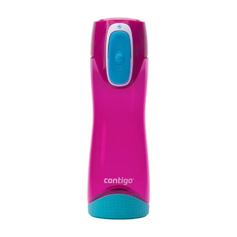 Contigo Autoseal Swish Water Bottle, 500 ml, Magenta