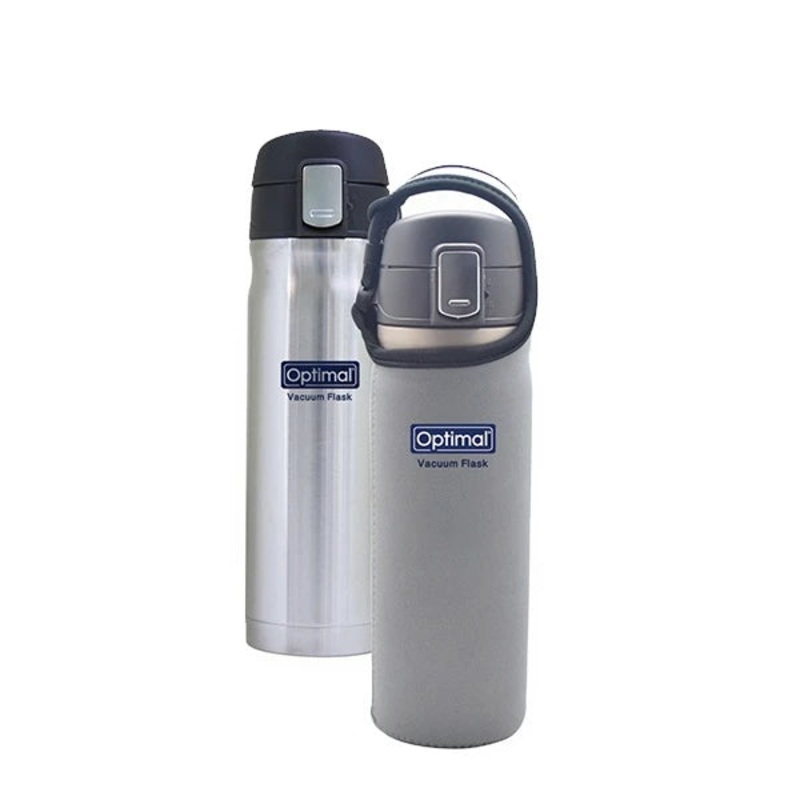 Optimal Stainless Steel Vacum Flask 480Ml (Gray)