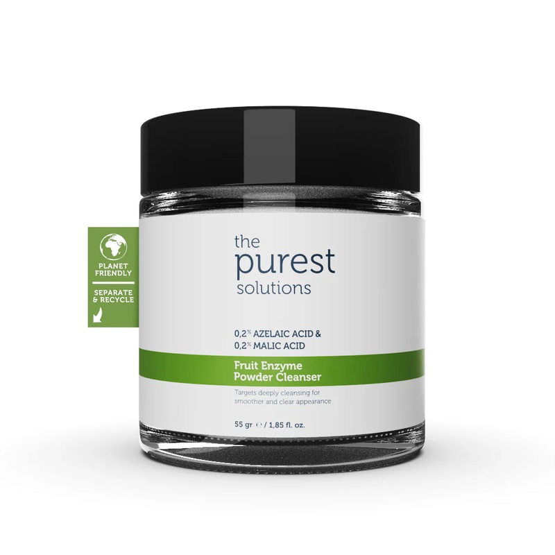 The Purest Solutions Fruit Enzyme Powder Cleanser (0.2% Azelaic Acid & 0.2% Malic Acid) 55gm
