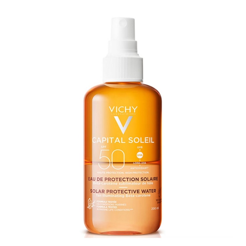 VICHY Capital Soleil Tan Illuminating Sun Protection Water Spray SPF50 200ml