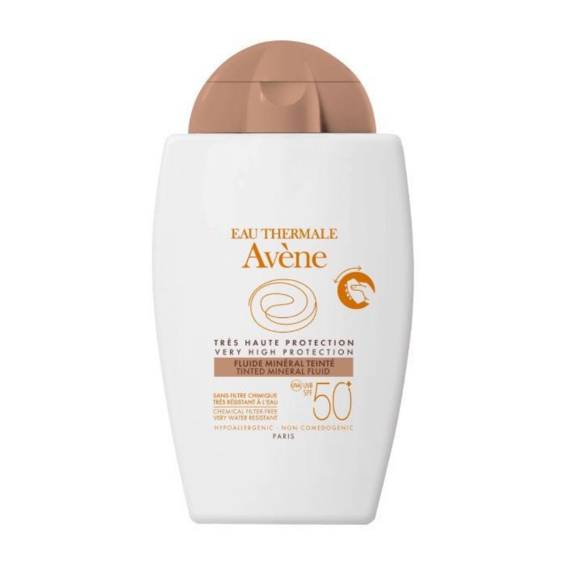 Avne Very High Protection Tinted Mineral Fluid SPF50+
