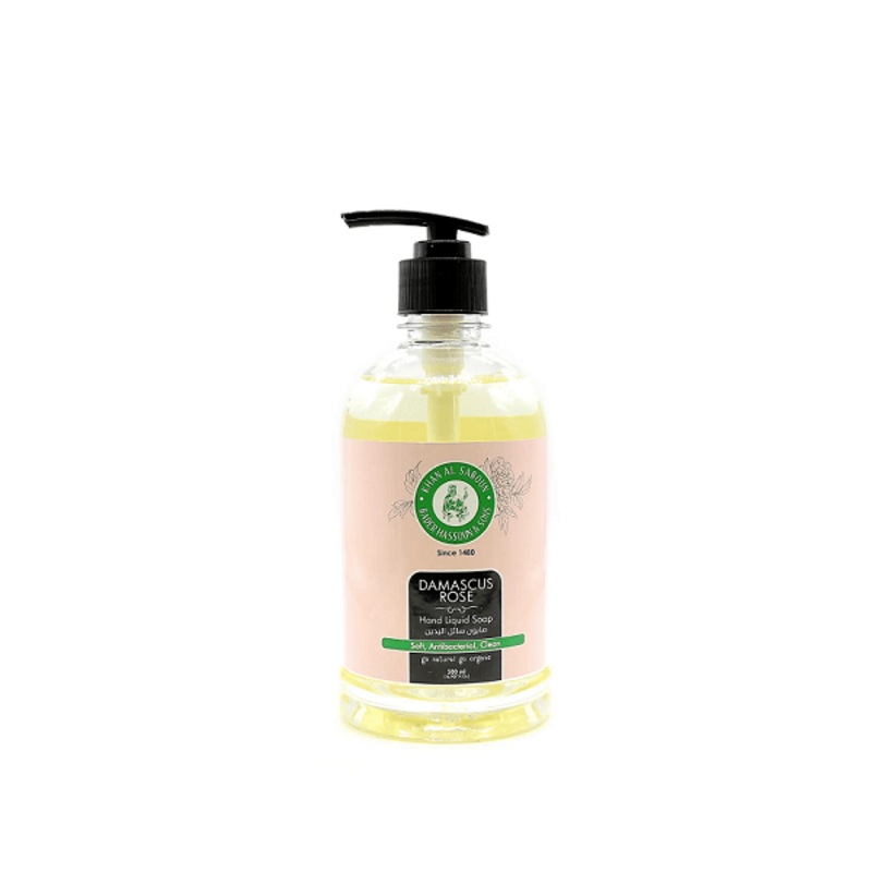 Khan Al Saboun – Hand Liquid Soap Damascus Rose