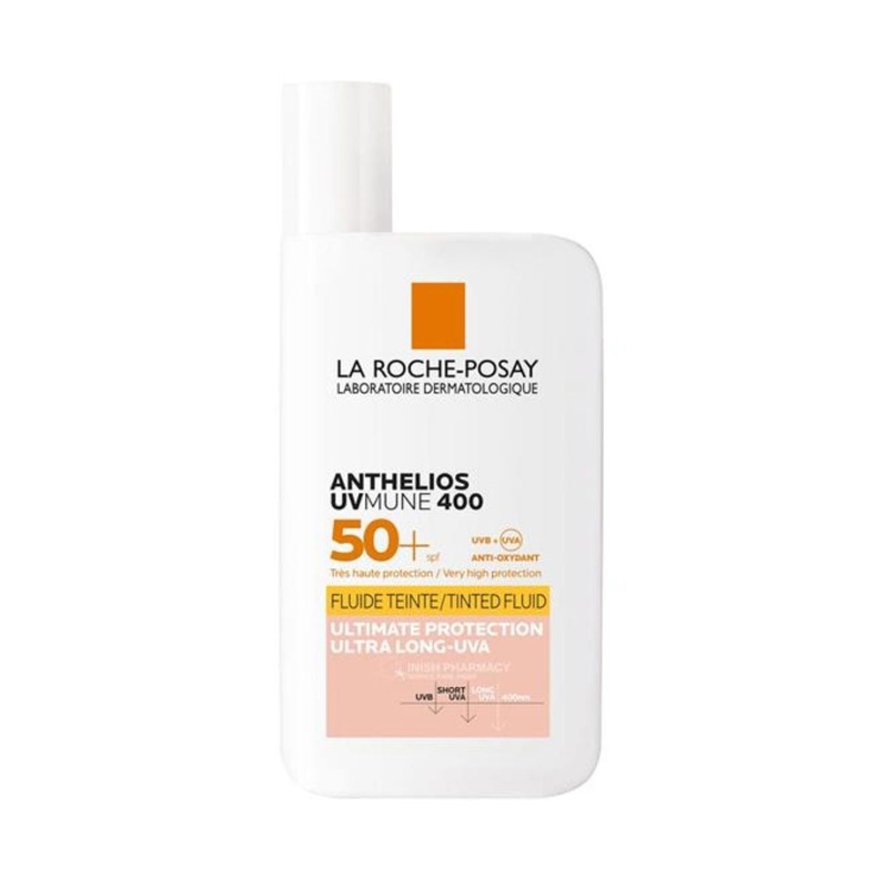 La Roche-Posay Anthelios UVMUNE 400 Invisible Tinted Fluid SPF50+ Sun Cream For Sensitive Skin 50ML