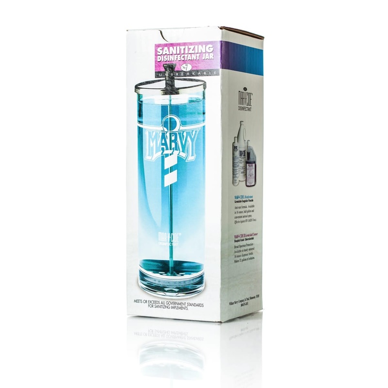 MARVY SANITIZING DISINFECTANT JAR 1.2L GLASS JAR – SJ7