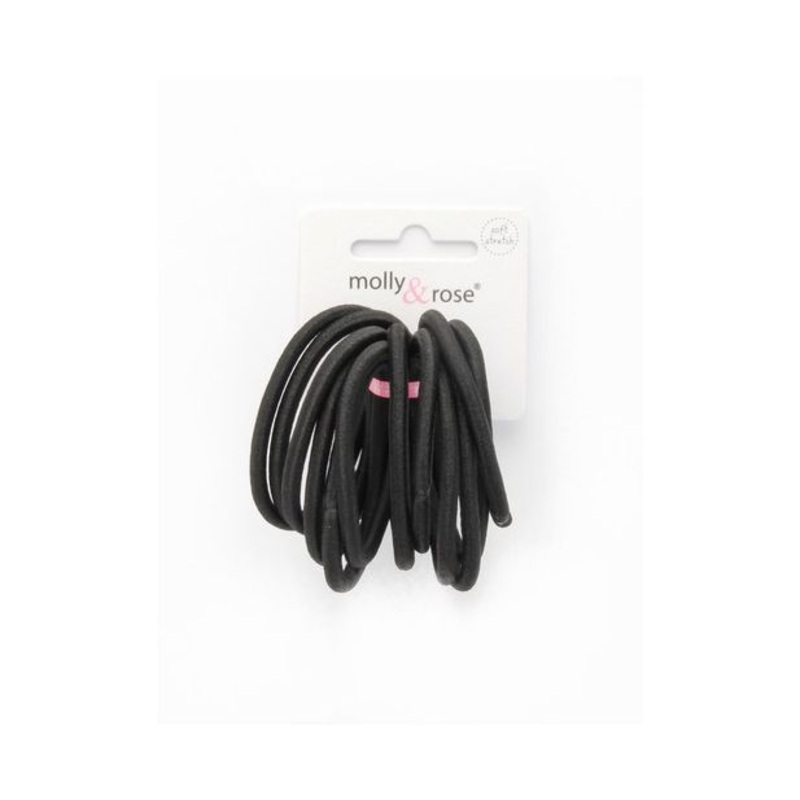 Molly & Rose Item 6026 Elastic – Black – 4mm thick – Card of 12