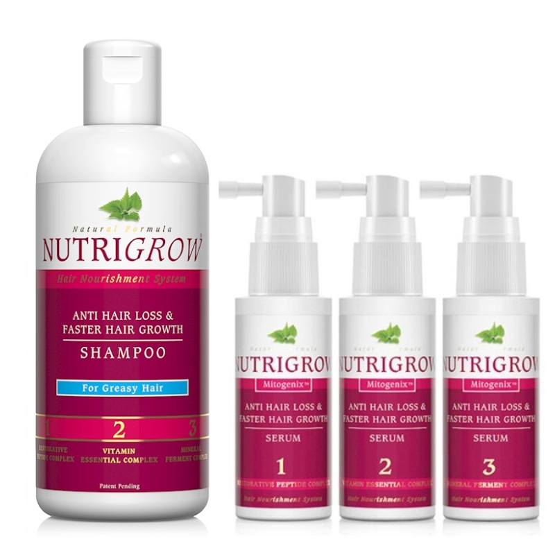 Nutrigrow Hair Serum Greasy Hair Set