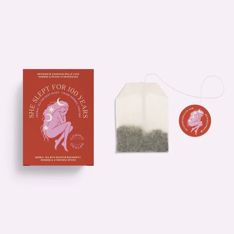 She slept for 100 years (Teebeutel) Ayurvedischer Rooisbostee – Cosmic Dealer