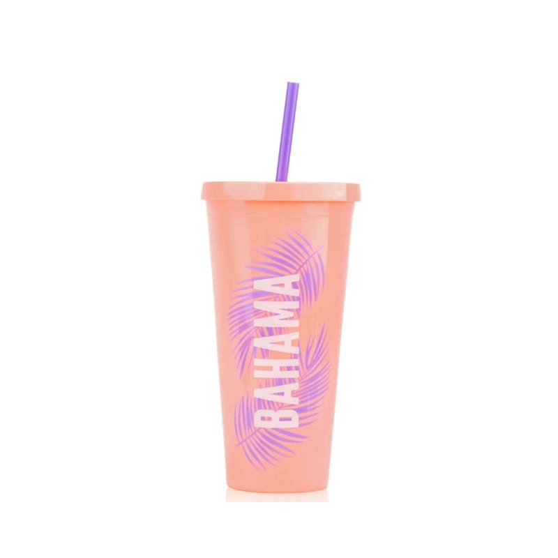 Bahama Skin Reusable Cup – Coral