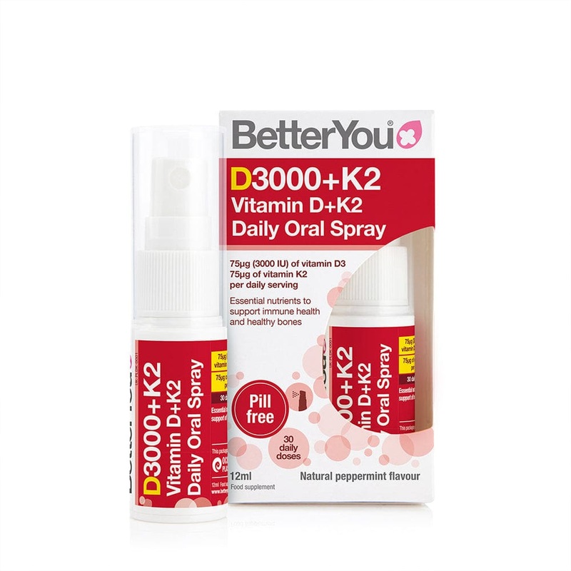 BetterYou D3000 Vitamin D+K2 Oral Spray