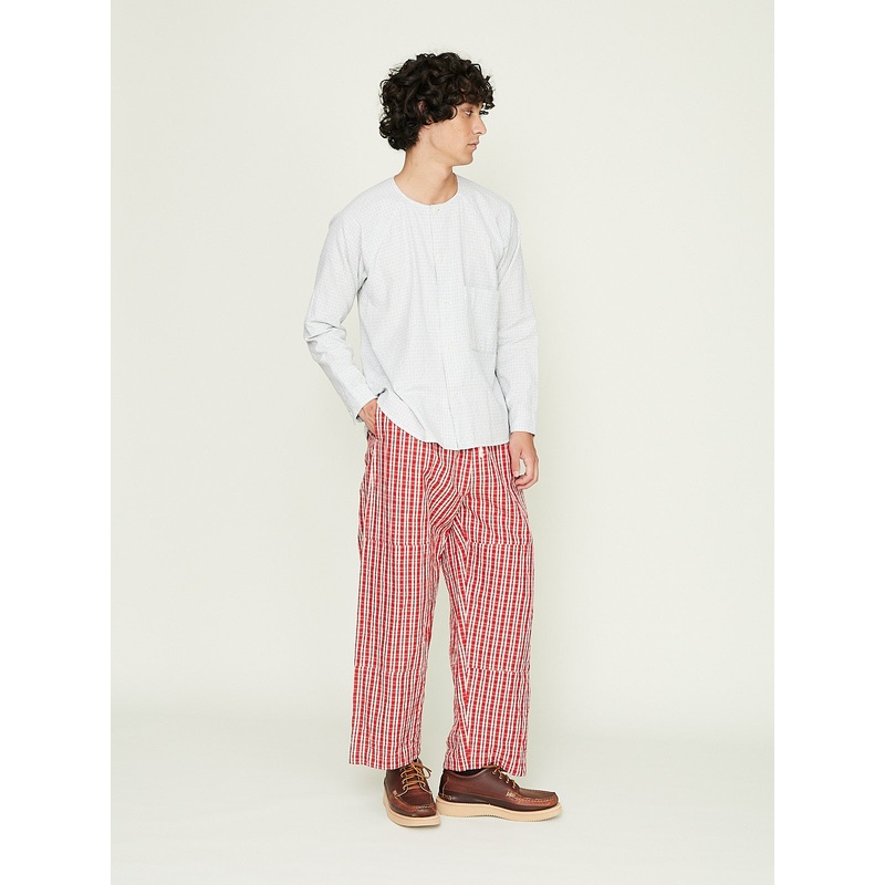 Gardening Trousers in Red Kelsch Cloth