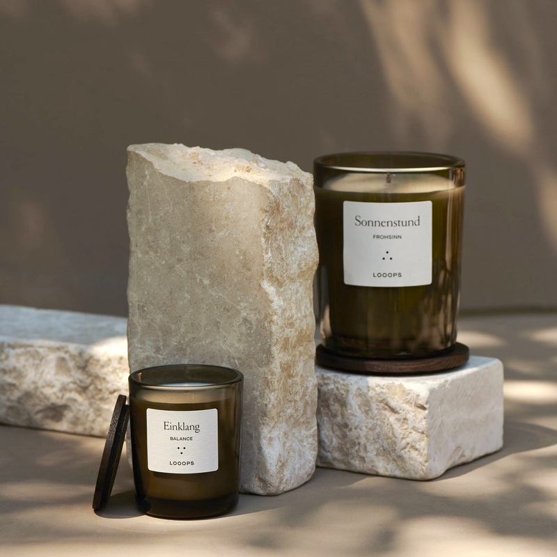 LOOOPS Kerze “SONNENSTUND” | natrliche Duftkerze