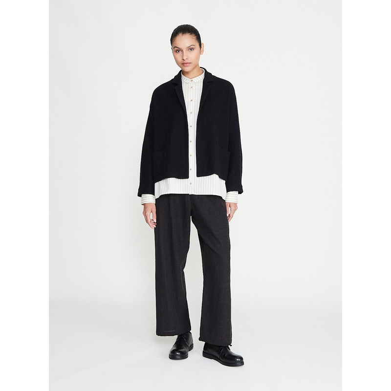 Wool Trousers in Anthracite
