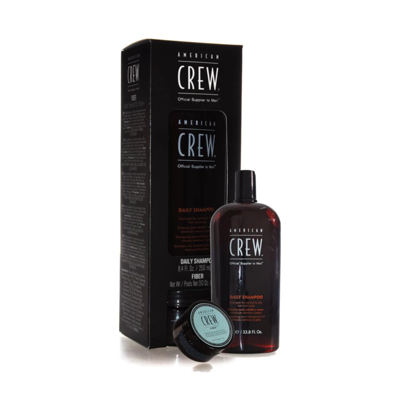 AMERICAN CREW GROOMING COLLECTION DAILY SHAMPOO AND FIBER