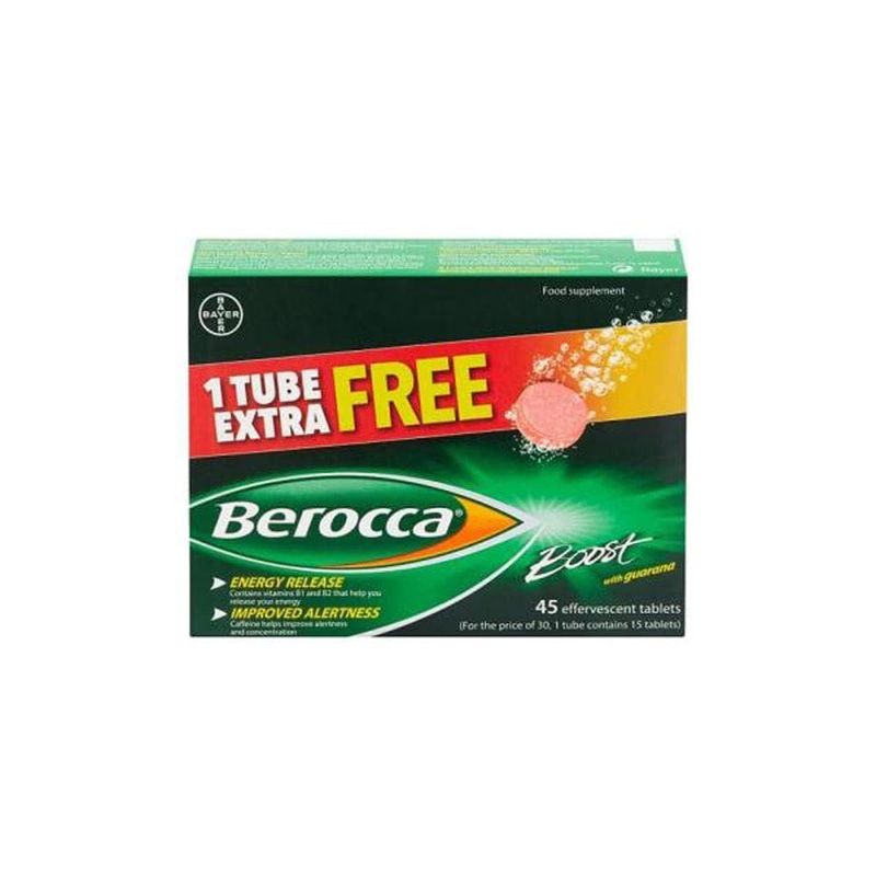 Berocca Boost Effervescent 30 Tablets + 50% Extra Free