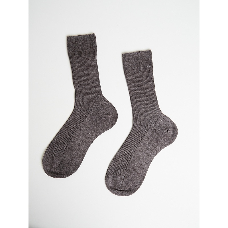 Cashmere Socks in Burnt