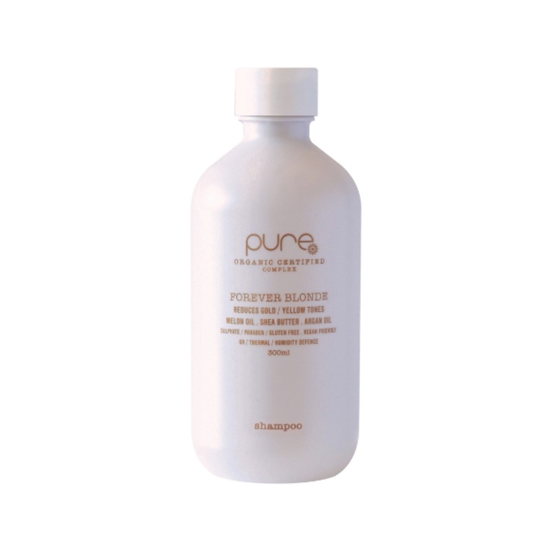 PURE Forever Blonde Reduces Gold/Yellow Tones Shampoo  |  Various Sizes