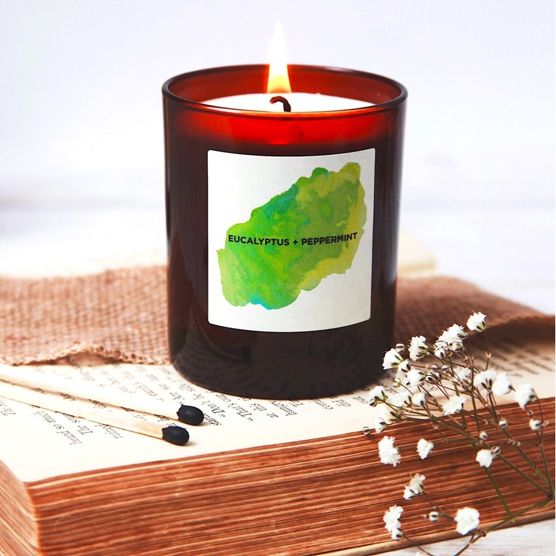 REFRESH – Sojawachskerze ‘Eukalyptus + Peppermint’