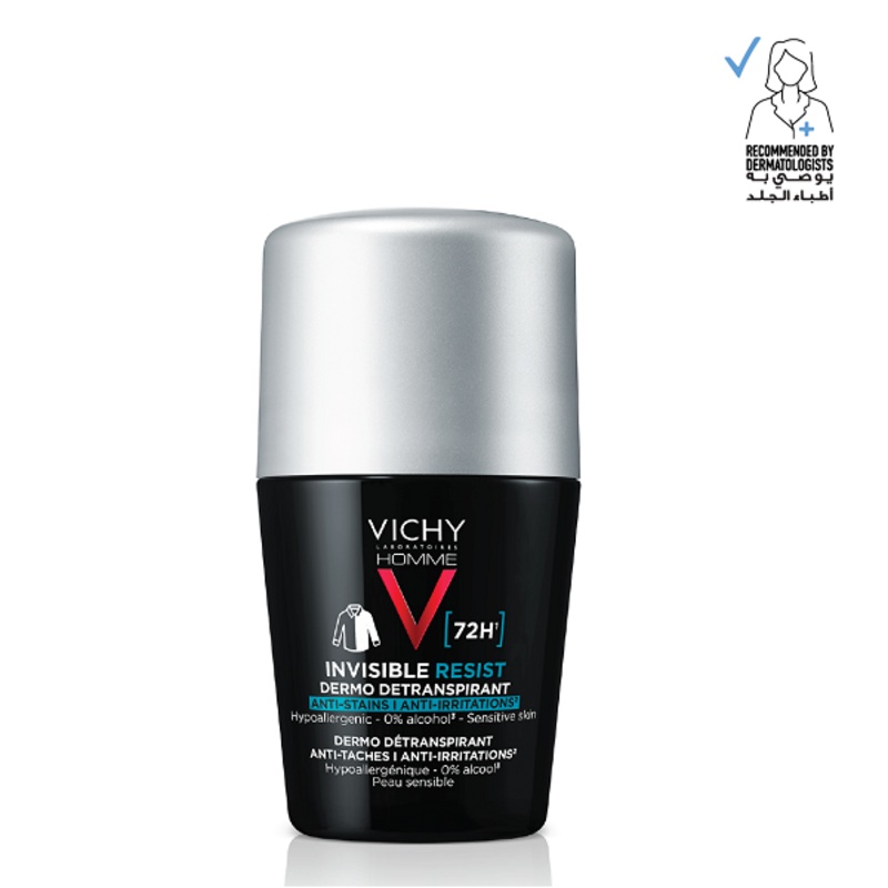 Vichy – Homme Invisible Resist Dermo Deperspirant 72H Roll On