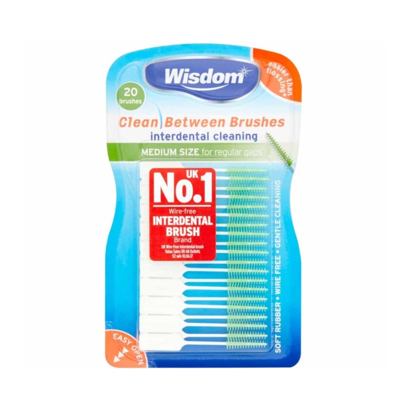 Wisdom – Interdental Brushes Medium 20 Brushes