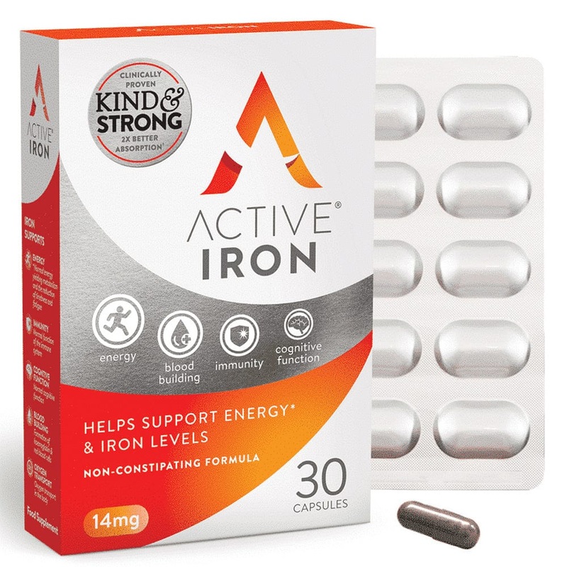 Active Iron 14mg 30 Capsules