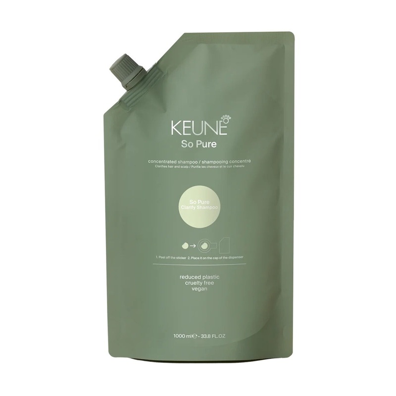 Keune So Pure Clarify Shampoo Refill – 1000ml