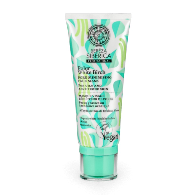 Natura Siberica Polar White Birch Pore Minimising Mask 100ml