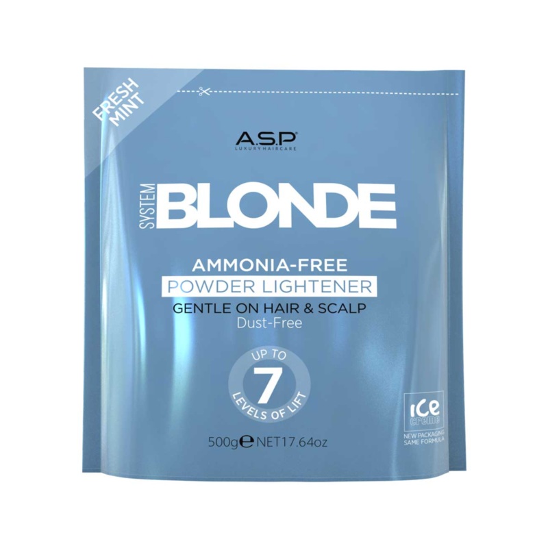A.S.P System Blonde Ammonia-Free Powder Lightener 500g | Various Colours