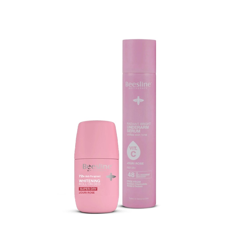 Beesline Underarm Serum Jouri Rose Spray + Roll On Underarm Serum Jouri Rose Spray + Roll On Deo Jouri Rose