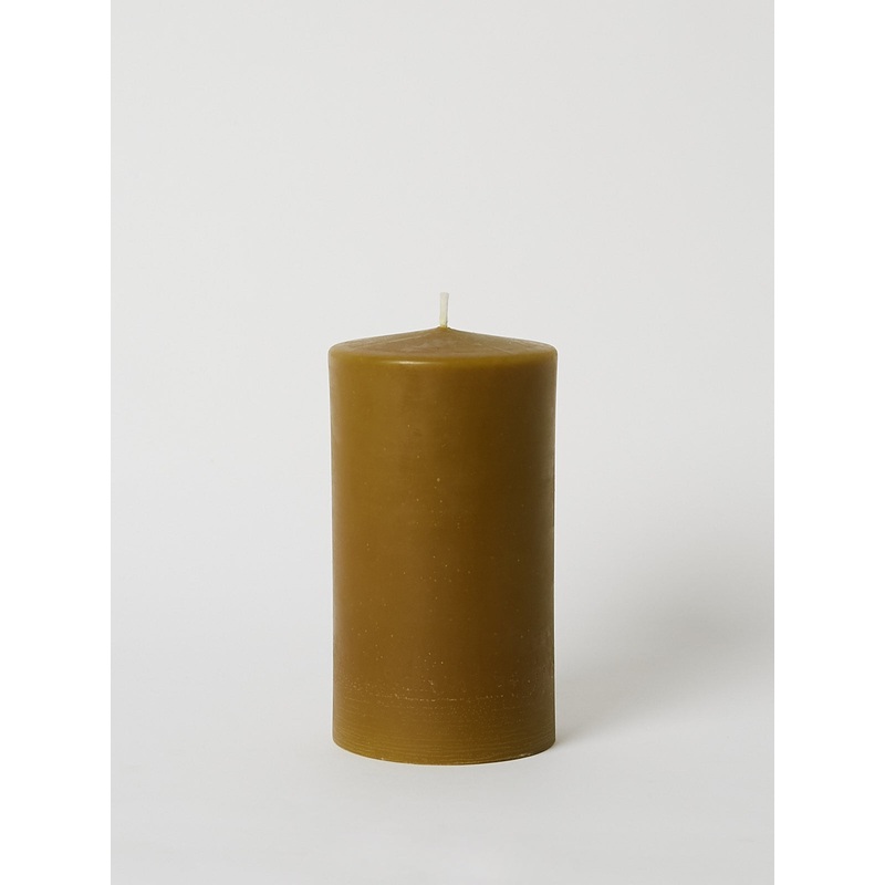 Beeswax Candle Colour Matcha Medium