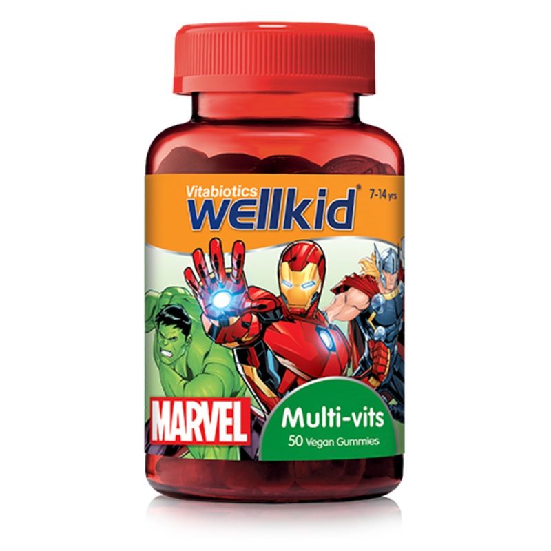 Vitabiotics – Wellkid Marvel Multi-vitamins 50 Vegan Soft Jellies